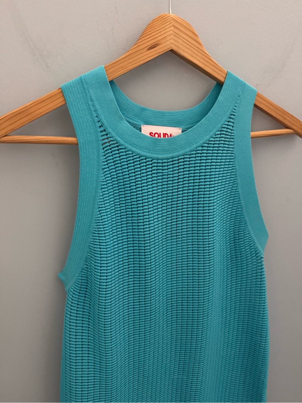 NWT Solid & Striped The Carson Mini Dress in Cerulean Blue. Size S - Picture 7 of 14